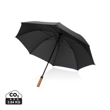 Logo trade promotional item photo of: Tony  Aware™ RPET 30 inch acacia auto open umbrella