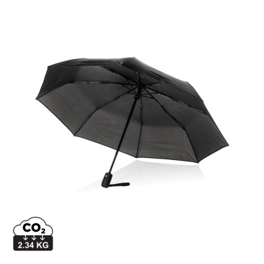 Logo trade corporate gifts picture of: Swiss Peak Vito Aware™ RPET 21 inch auto open/close umbrella