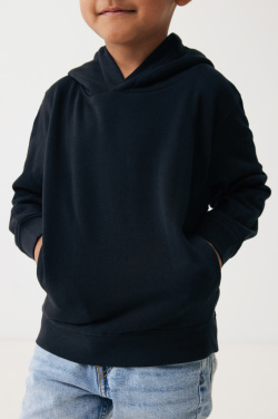 Logotrade business gifts photo of: Iqoniq Yengo kids recycled cotton hoodie with sidepockets