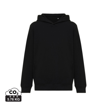 Logotrade promotional gift image of: Iqoniq Yengo kids recycled cotton hoodie with sidepockets