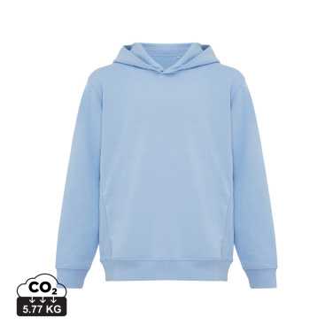 Logotrade advertising products photo of: Iqoniq Yengo kids recycled cotton hoodie with sidepockets