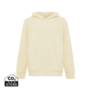 Logo trade business gifts image of: Iqoniq Yengo kids recycled cotton hoodie with sidepockets
