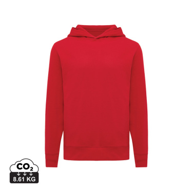 Logo trade promotional giveaway photo of: Iqoniq Yengo recycled cotton hoodie with sidepockets