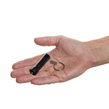 Logo trade promotional products picture of: Flash RCS recycled aluminium keychain torch