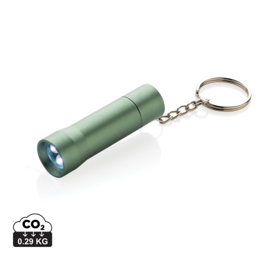 Logotrade promotional items photo of: Flash RCS recycled aluminium keychain torch