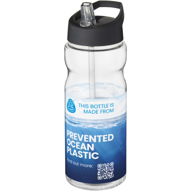 Logo trade promotional merchandise image of: H2O Active® Eco Base 650 ml spout lid sport bottle