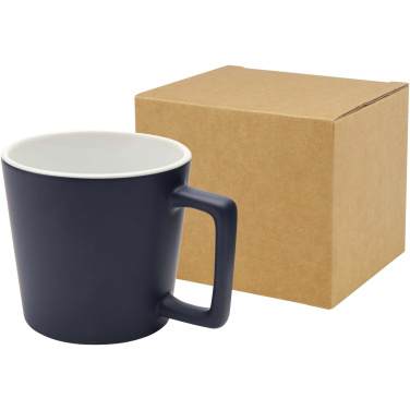 Logo trade business gifts image of: Cali 370 ml ceramic mug with matt finish