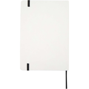 Logo trade corporate gifts image of: Holm A5 stone paper hard cover notebook with lined pages