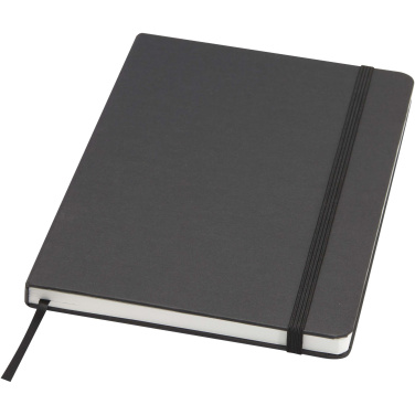 Logo trade corporate gift photo of: Holm A5 stone paper hard cover notebook with lined pages