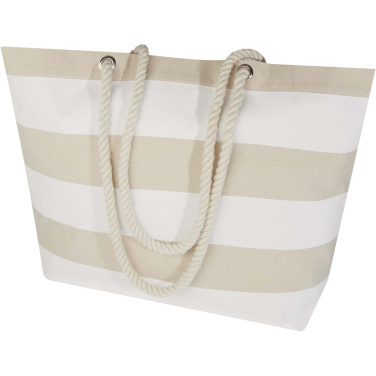 Logo trade business gift photo of: Florida 270 g/m² GRS recycled beach tote bag 18L