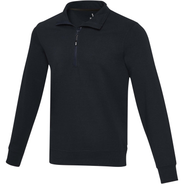 Logo trade promotional products picture of: Tin unisex Aware™ recycled quarter zip sweater