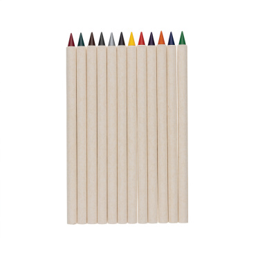 Logo trade promotional merchandise picture of: Micki GRS infinity 12pc coloring pencil set
