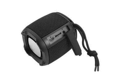 Logotrade promotional giveaways photo of: Bluetooth speaker HERMON Schwarzwolf