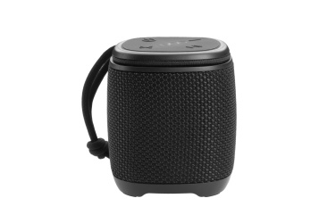 Logo trade promotional products image of: Bluetooth speaker HERMON Schwarzwolf