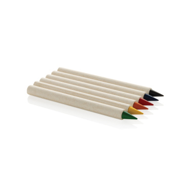 Logotrade corporate gift image of: Micki GRS infinity 6pc colouring pencil set