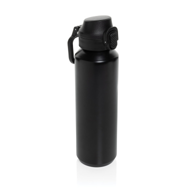 Logo trade business gifts image of: Via RCS Re-steel lockable sport bottle 600ML