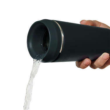 Logotrade promotional product picture of: Topl Recycled Steel To Go Tumbler Patented 360 Lid 354ml