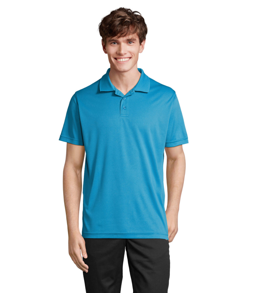 Logo trade promotional products image of: PITCHER UNISEX POLO