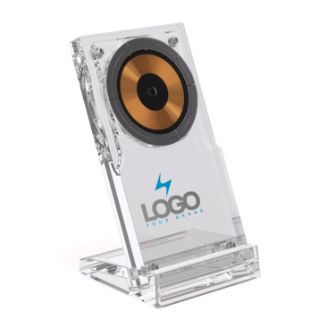 Logotrade promotional merchandise photo of: Magcharge 15W magnetic wireless charging stand