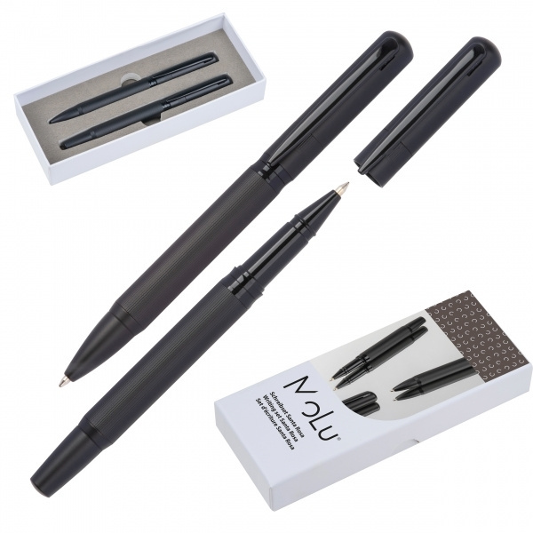 Logotrade promotional item picture of: Elegant MoLu writing set Santa Rosa