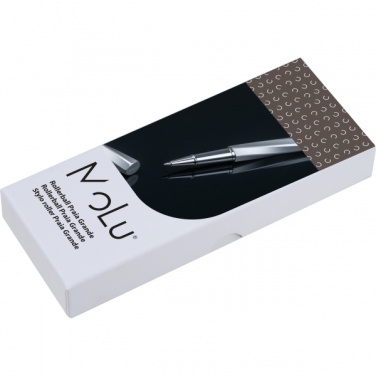 Logotrade promotional merchandise picture of: MoLu brass rollerball Praia Grande