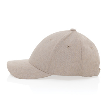 Logotrade promotional gift picture of: Milo AWARE™ recycled heather 6 panel cap 200gr