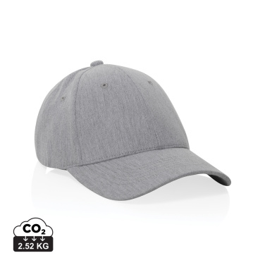 Logotrade promotional gift picture of: Milo AWARE™ recycled heather 6 panel cap 200gr
