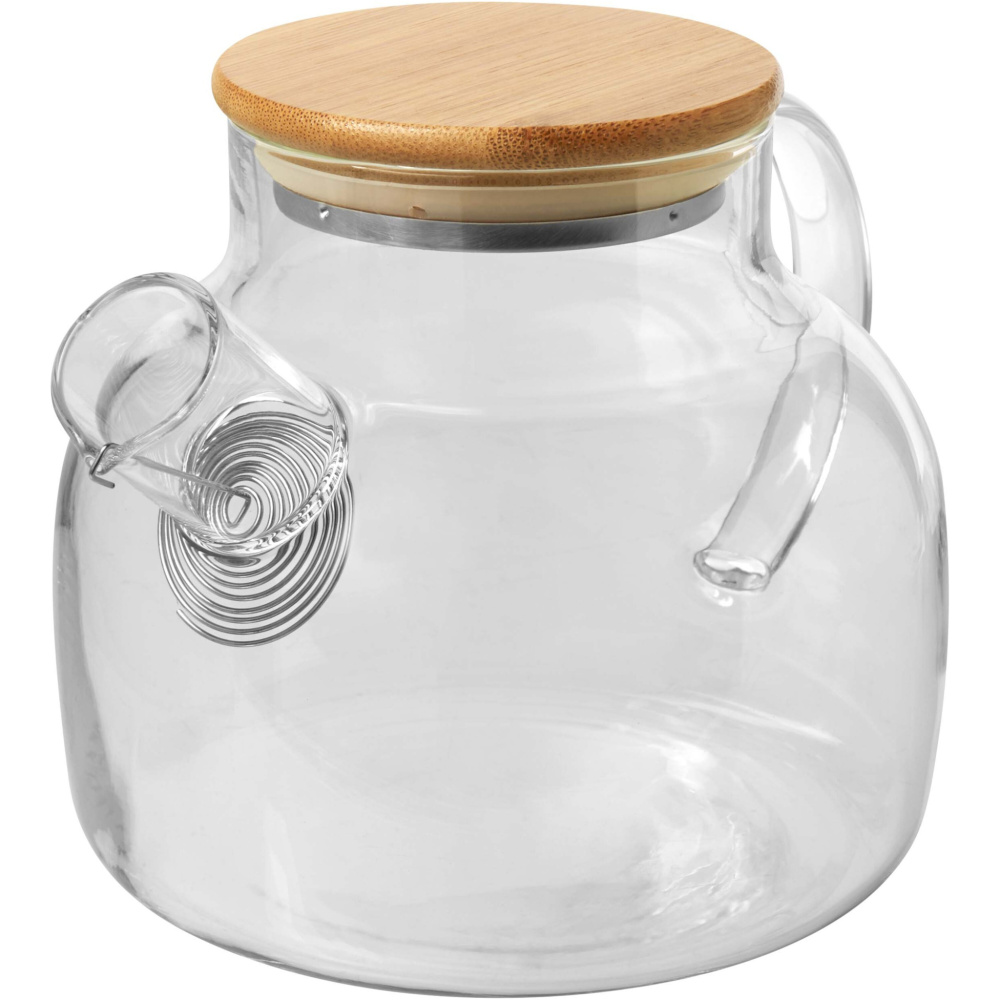 Logo trade promotional products picture of: Zen tea pot with strainer and bamboo lid