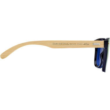Logotrade promotional product picture of: Tan sunglasses with bamboo temples