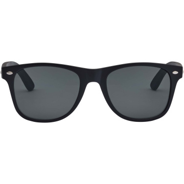 Logo trade promotional product photo of: Arlo bamboo sunglasses with black coating