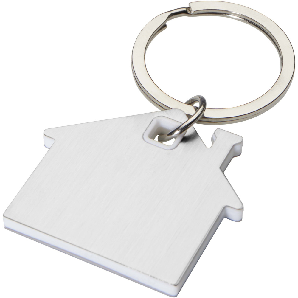 Logotrade promotional products photo of: Nook house-shaped keychain