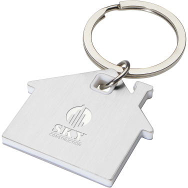 Logotrade advertising product picture of: Nook house-shaped keychain
