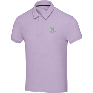 Logo trade corporate gift photo of: Akoya recycled terry unisex polo