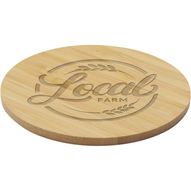 Logo trade advertising product photo of: Cha bamboo coaster