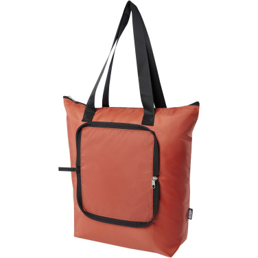 Logotrade promotional item picture of: EcoFold RPET foldable tote cooler bag 15L