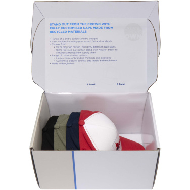 Logotrade promotional item picture of: Recycled caps sample box