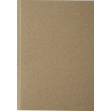 Logotrade business gift image of: Novella Austen A5 recycled soft cover kraft notebook - 100 sheets