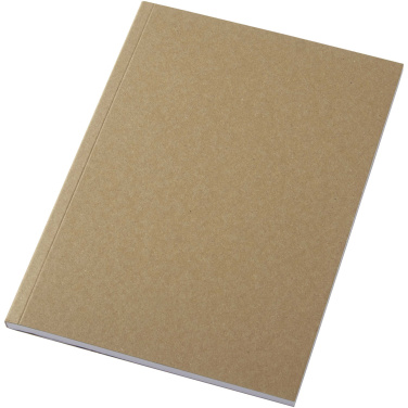 Logotrade promotional gift picture of: Novella Austen A5 recycled soft cover kraft notebook - 50 sheets 