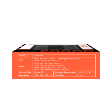 Logotrade business gift image of: POWER BANK SILICON POWER QP55 10000 MAH