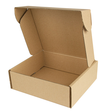 Logo trade promotional items image of: Cardboard box - 22 x 20 x 7 cm