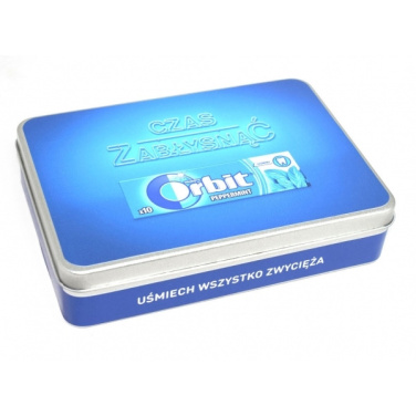 Logotrade promotional gift picture of: Metal box 18x12,6x4 cm