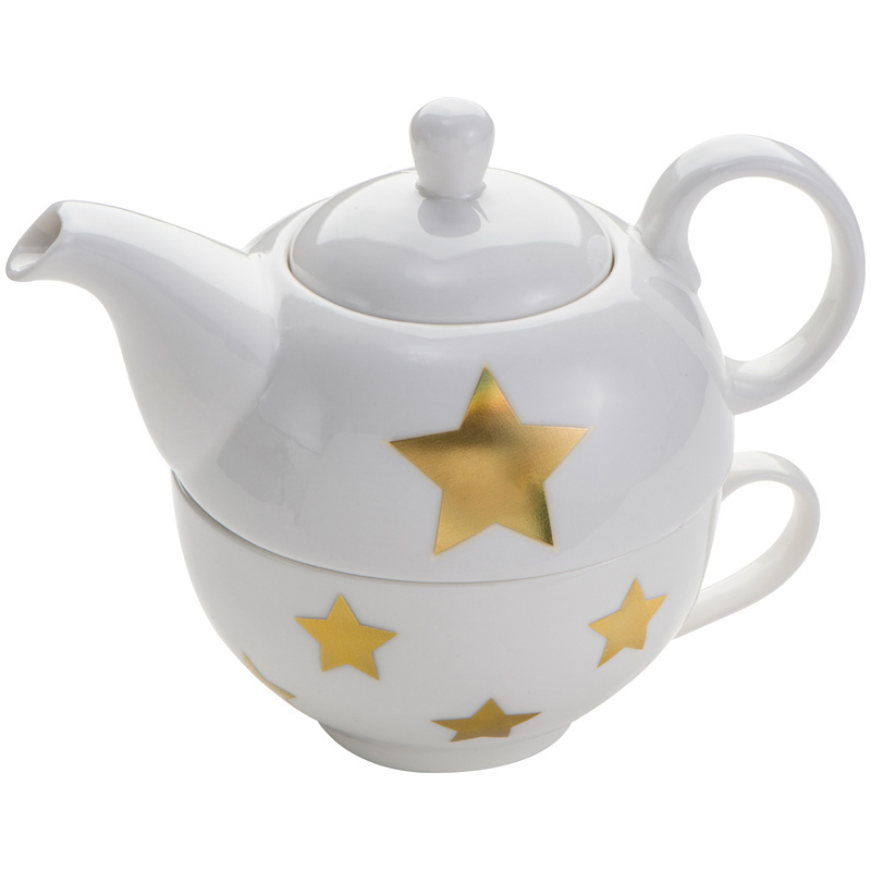 Logo trade promotional giveaways picture of: Porcelain tea set