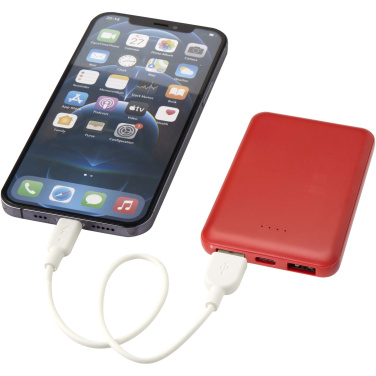 Logo trade advertising products picture of: Asama 5000 mAh Type-C recycled plastic power bank