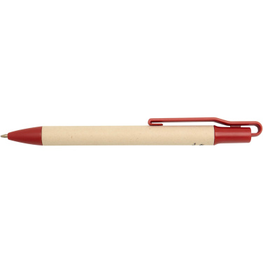 Logo trade business gifts image of: Liliana sugarcane paper ballpoint pen (blue ink)