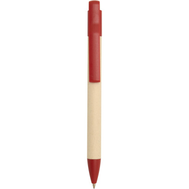 Logo trade advertising products picture of: Liliana sugarcane paper ballpoint pen (blue ink)