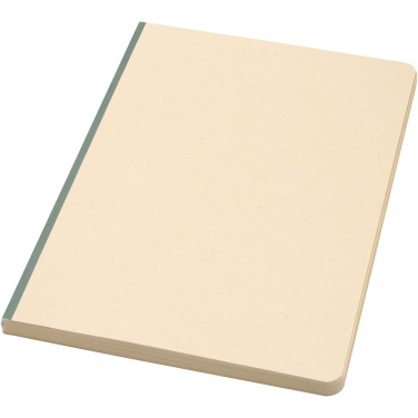 Logo trade promotional gifts image of: Liliana A5 sugarcane and RPET soft cover notebook