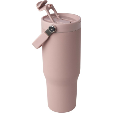 Logo trade promotional giveaways image of: Bronx 900 ml RCS recycled stainless steel copper vacuum insulated tumbler with dual function lid