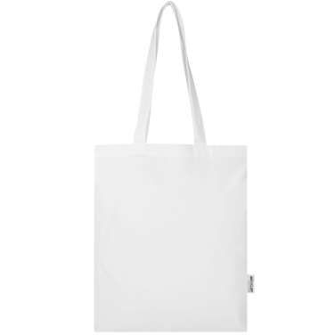 Logotrade promotional gifts photo of: Madras Blend 140 g/m² GRS recycled cotton tote bag 7L