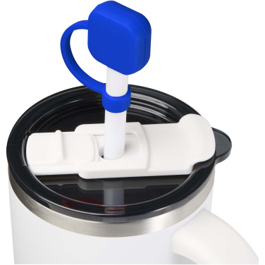 Logo trade promotional giveaways image of: Sip silicone straw cover