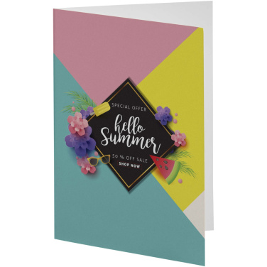 Logo trade corporate gift photo of: Herald A6 greeting card